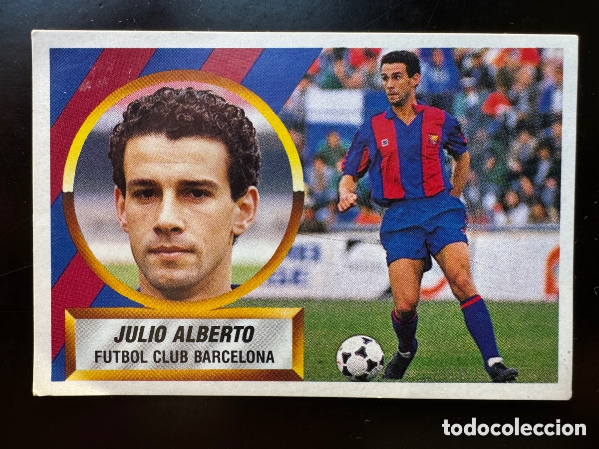 Cromos de F&uacute;tbol: Julio Alberto 5A Barcelona Liga Este 88/89