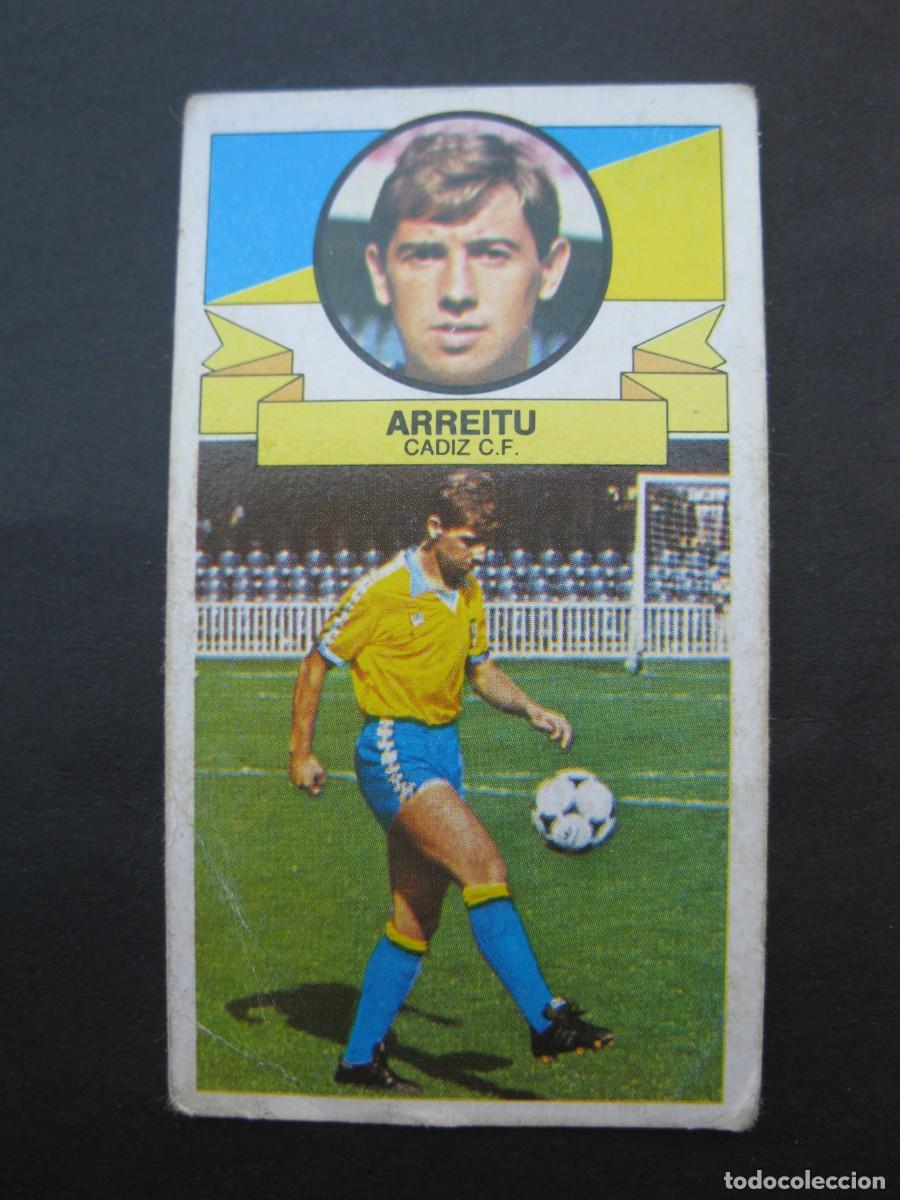 Cromos de F&uacute;tbol: ARREITU (C&Aacute;DIZ C.F.) - CAMPEONATO DE LIGA 85/86 - EDICIONES ESTE.
