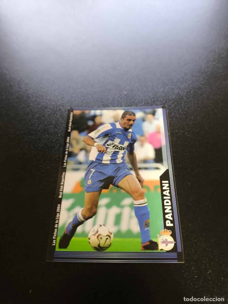 Cromos de F&uacute;tbol: 585 PANDIANI DEPORTIVO DE LA CORU&Ntilde;A ULTIMA HORA MUNDICROMO LIGA 2003 2004 03 04 NO PANINI ESTE