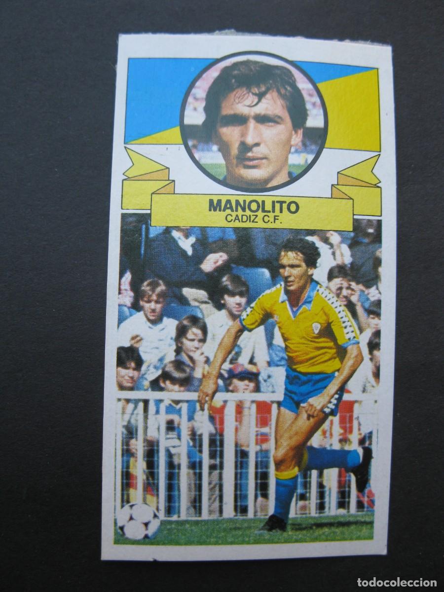 Cromos de F&uacute;tbol: MANOLITO (C&Aacute;DIZ C.F.) - CAMPEONATO DE LIGA 85/86 - EDICIONES ESTE.