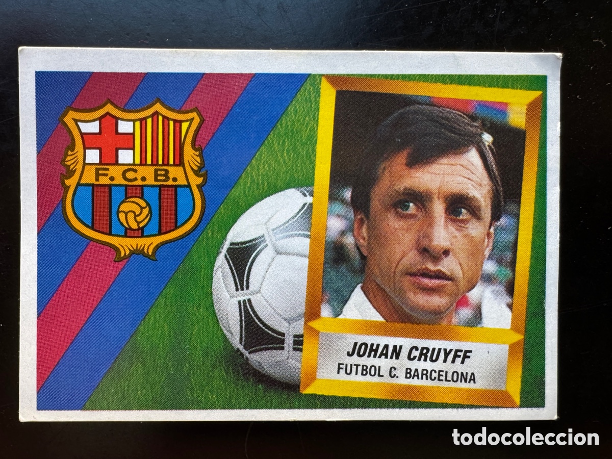 Cromos de F&uacute;tbol: Johan Cruyff Barcelona Liga Este 88/89