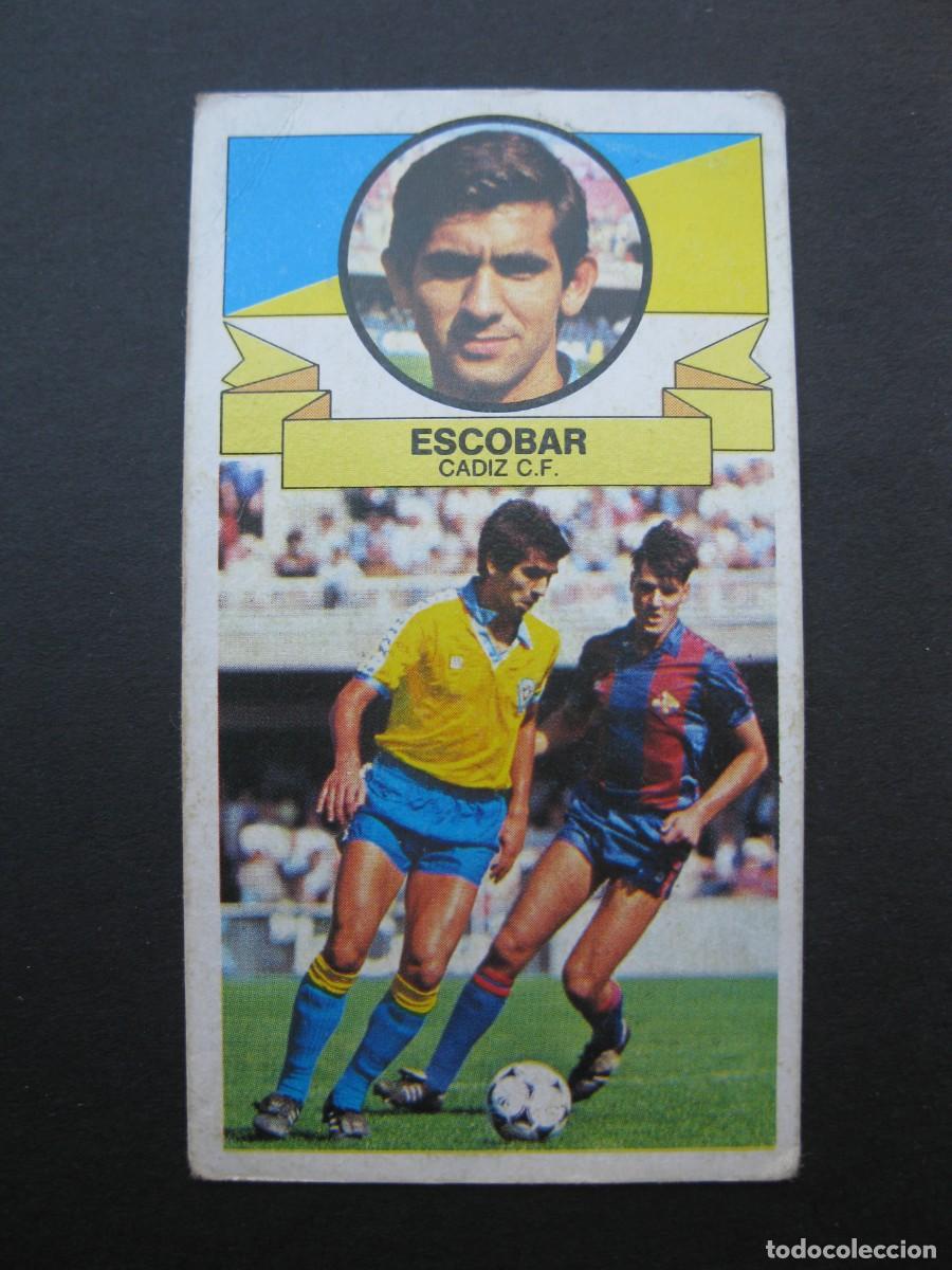 Cromos de F&uacute;tbol: ESCOBAR (C&Aacute;DIZ C.F.) - CAMPEONATO DE LIGA 85/86 - EDICIONES ESTE.