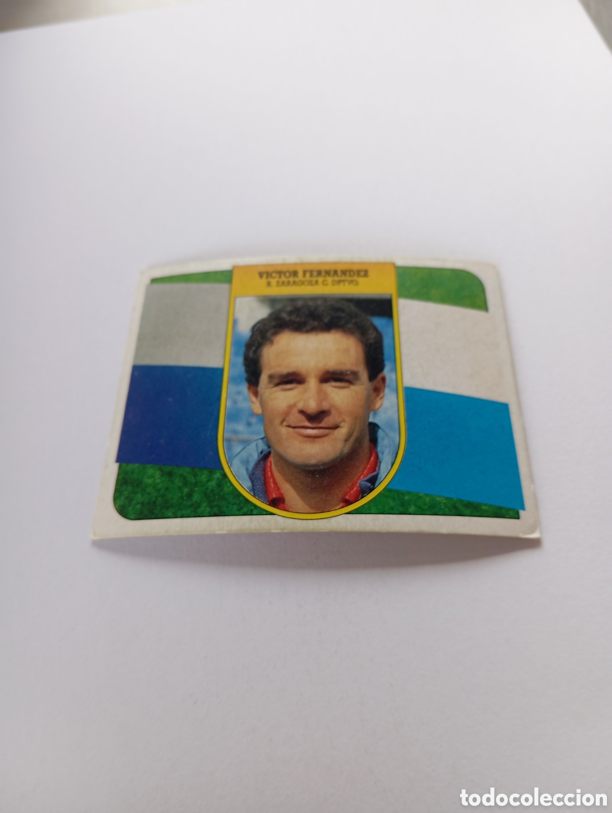 Cromos de F&uacute;tbol: ENTRENADOR V&Iacute;CTOR FERN&Aacute;NDEZ Zaragoza Liga Este 1991 1992 CART&Oacute;N Panini 91 92 NUEVO SIN PEGAR