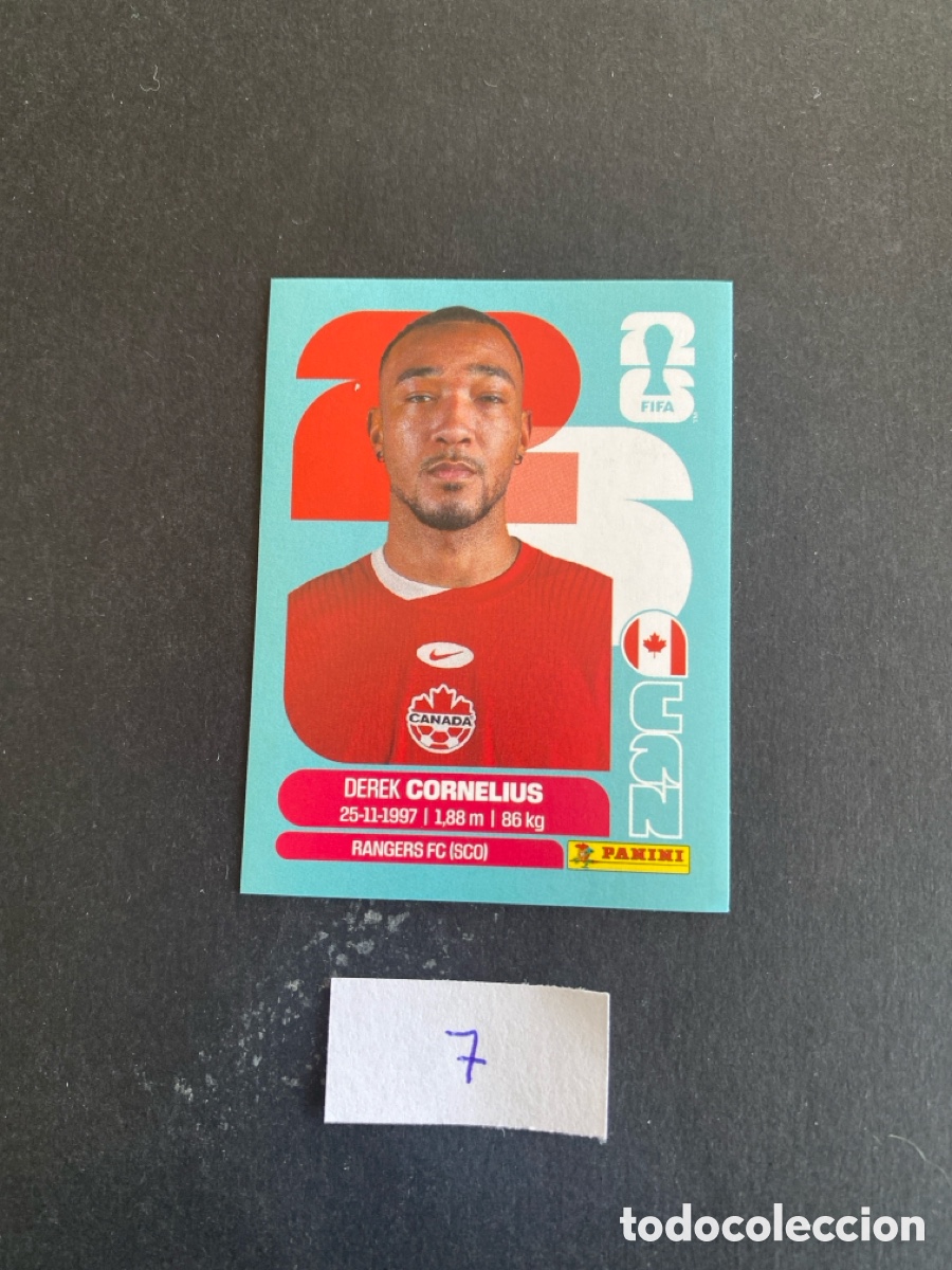 Cartes &agrave; collectionner de Football: Cromo Canada Mundial 26 N* 7 nuevo