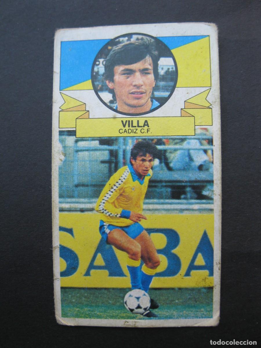 Cromos de F&uacute;tbol: VILLA (C&Aacute;DIZ C.F.) - CAMPEONATO DE LIGA 85/86 - EDICIONES ESTE.