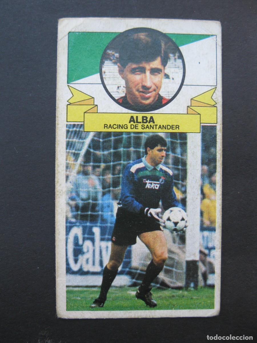 Cromos de F&uacute;tbol: ALBA (RACING DE SANTANDER) - CAMPEONATO DE LIGA 85/86 - EDICIONES ESTE.