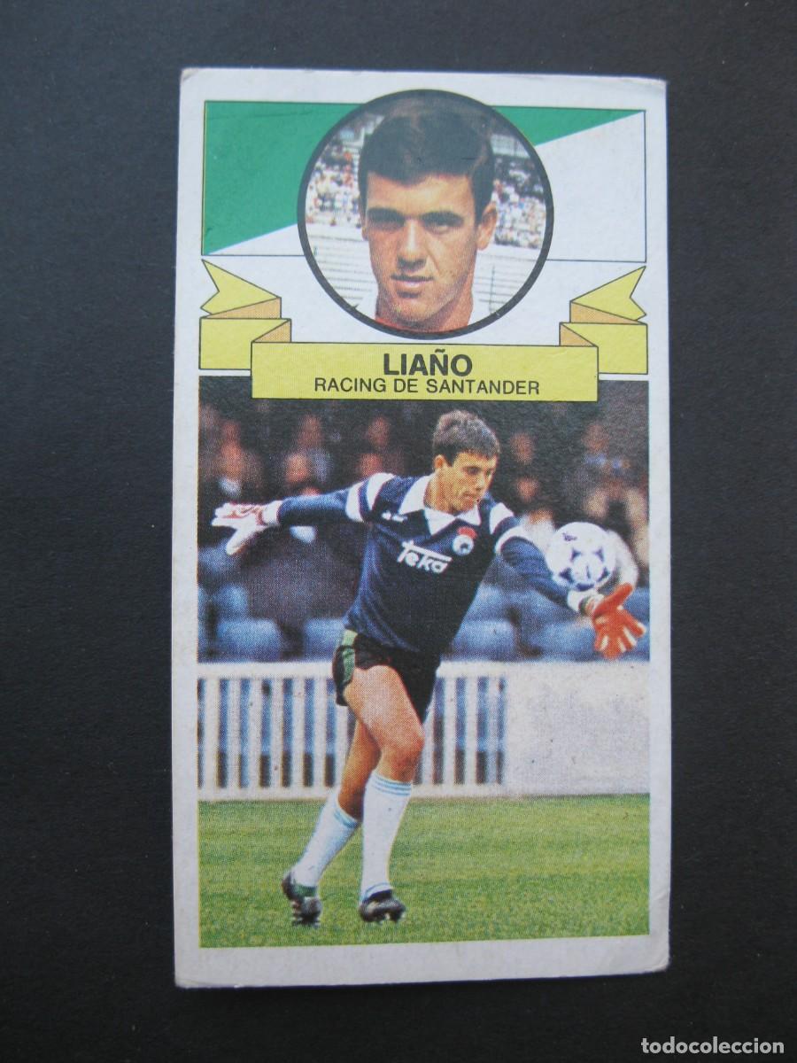 Cromos de F&uacute;tbol: LIA&Ntilde;O (RACING DE SANTANDER) - CAMPEONATO DE LIGA 85/86 - EDICIONES ESTE.