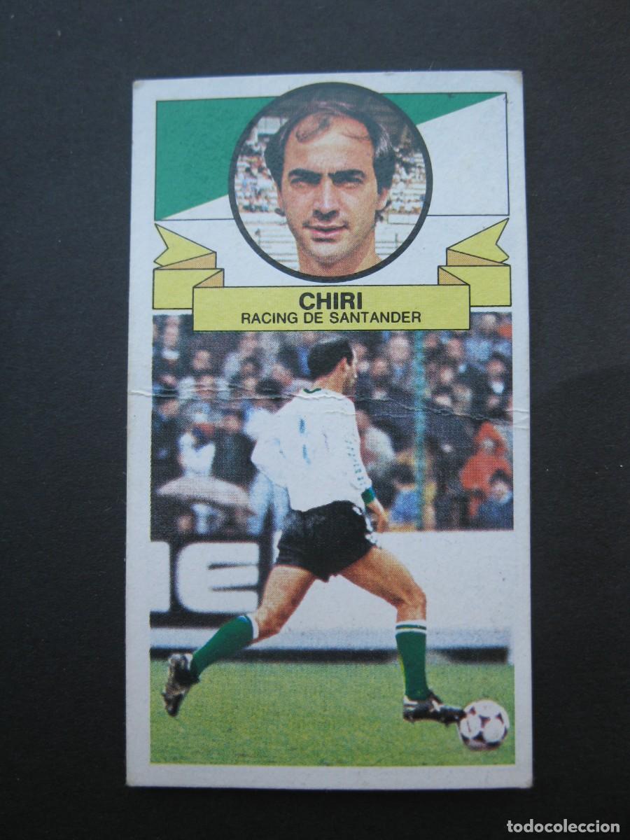 Cromos de F&uacute;tbol: CHIRI (RACING DE SANTANDER) - CAMPEONATO DE LIGA 85/86 - EDICIONES ESTE.