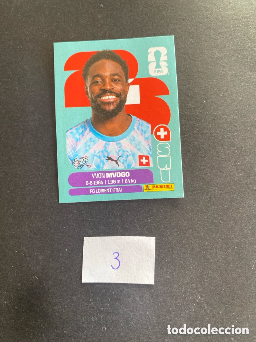 Cromos de F&uacute;tbol: Cromo Suiza Mundial 26 N* 3 nueva