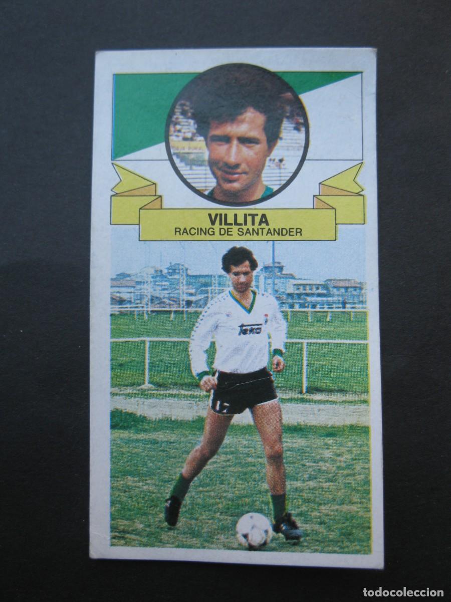 Cromos de F&uacute;tbol: VILLITA (RACING DE SANTANDER) - CAMPEONATO DE LIGA 85/86 - EDICIONES ESTE.