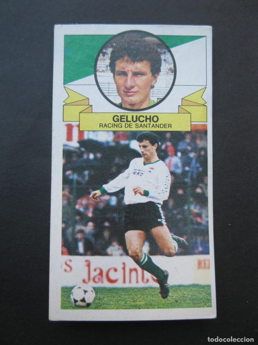 Cromos de F&uacute;tbol: GELUCHO (RACING DE SANTANDER) - CAMPEONATO DE LIGA 85/86 - EDICIONES ESTE.