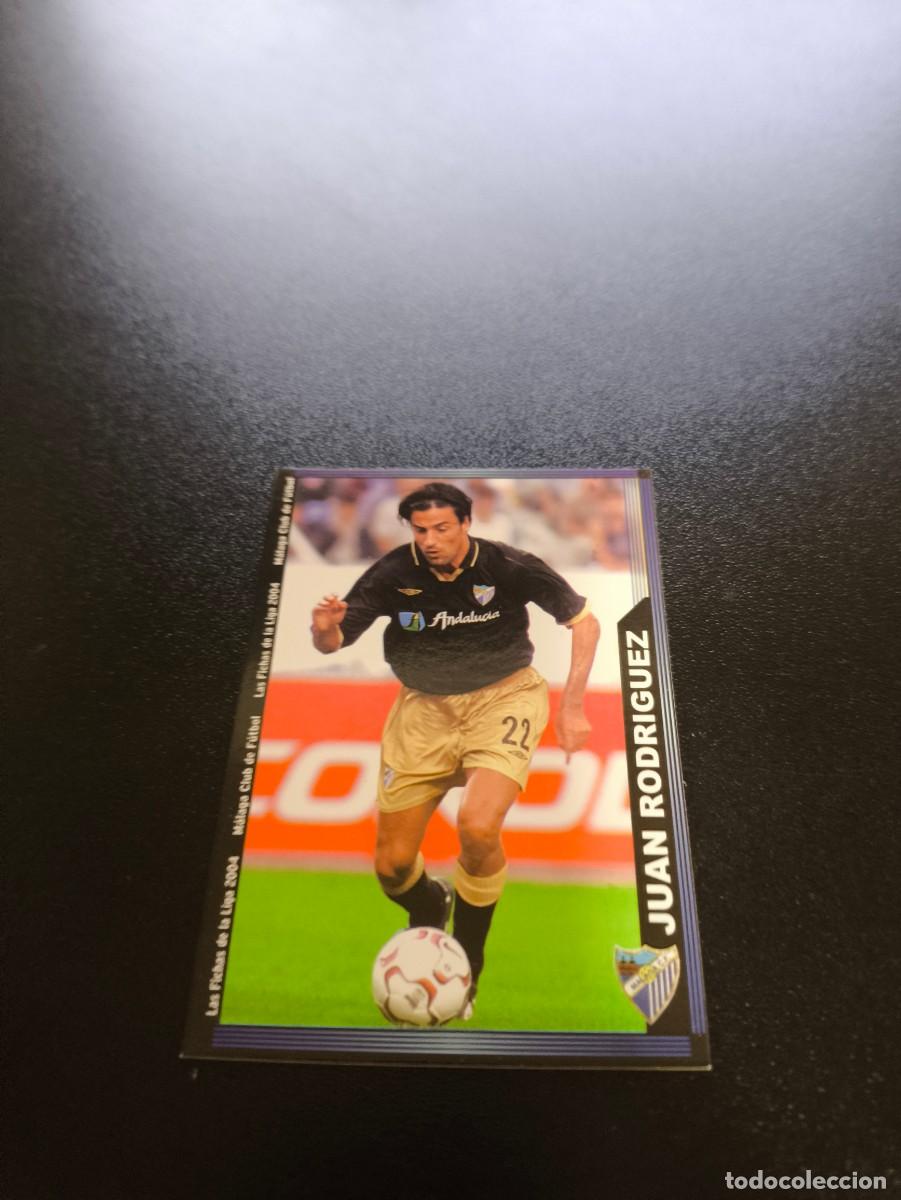 Cromos de F&uacute;tbol: 603 Juan Rodriguez MALAGA ULTIMA HORA II MUNDICROMO LIGA 2003 2004 03 04 NO PANINI ESTE