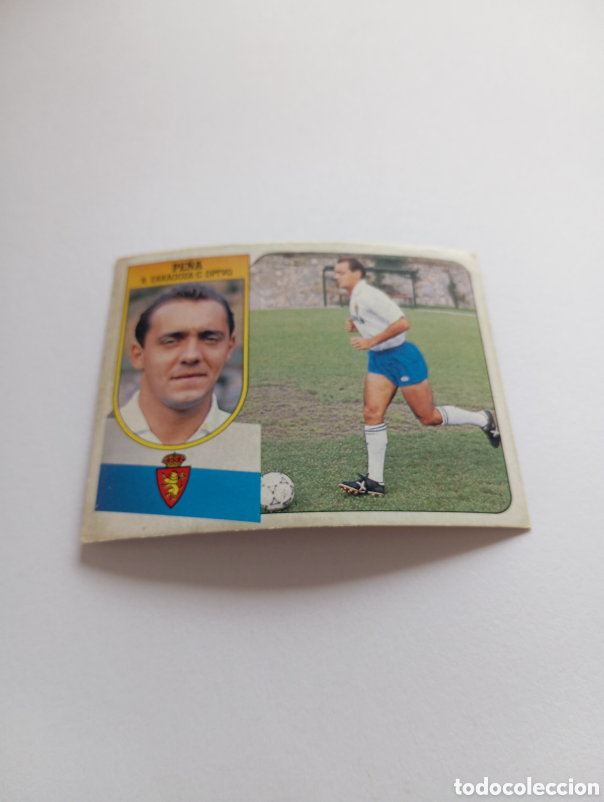 Cromos de F&uacute;tbol: PE&Ntilde;A Zaragoza Liga Este 1991 1992 CART&Oacute;N Panini 91 92 SIN PEGAR