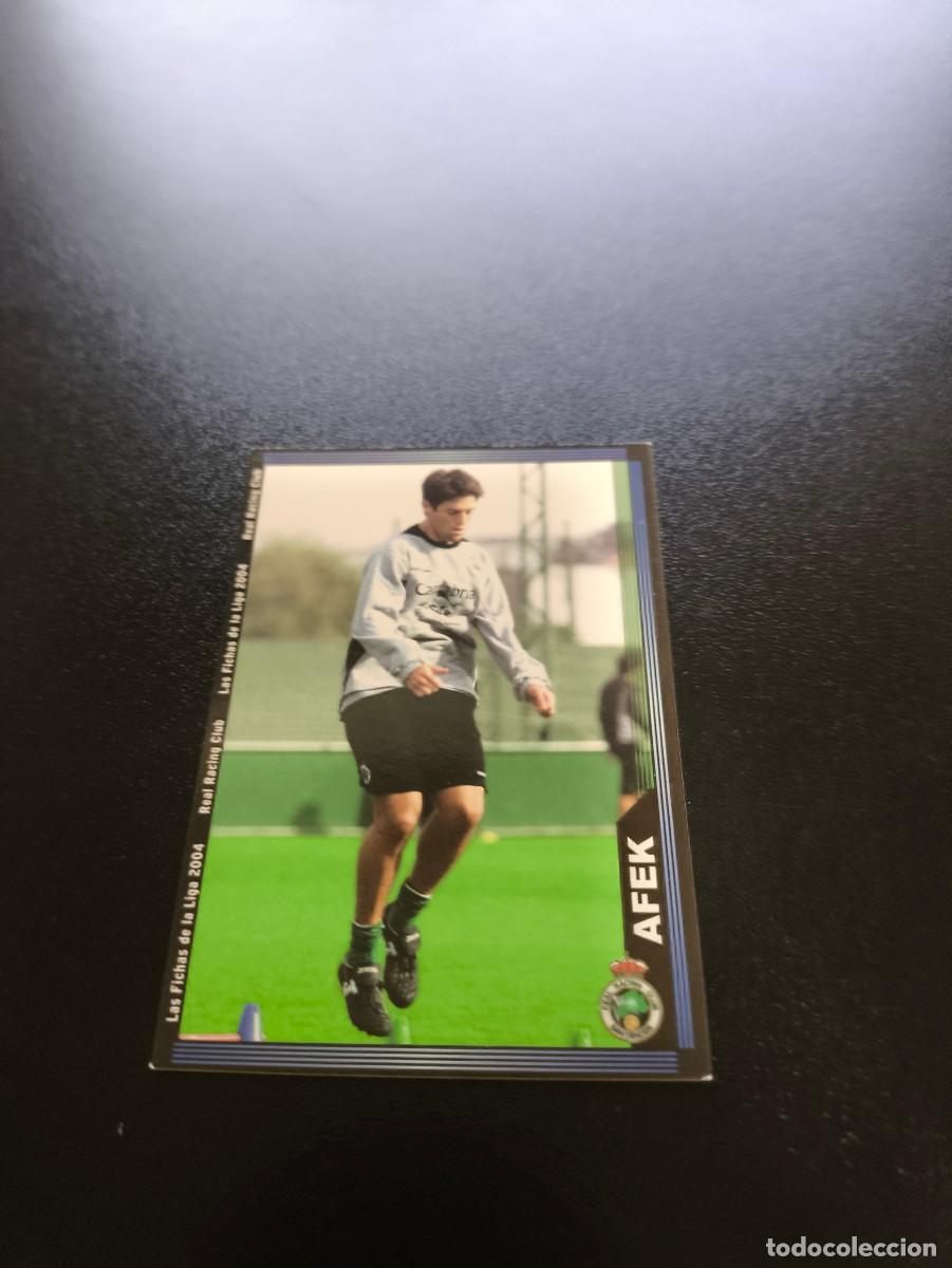 Cromos de F&uacute;tbol: 607 Afek RACING DE SANTANDER ULTIMA HORA II MUNDICROMO LIGA 2003 2004 03 04 NO PANINI ESTE