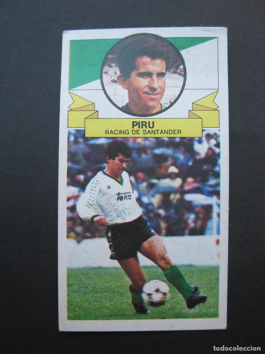 Cromos de F&uacute;tbol: PIRU (RACING DE SANTANDER) - CAMPEONATO DE LIGA 85/86 - EDICIONES ESTE.