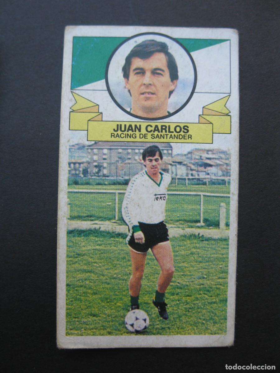 Cromos de F&uacute;tbol: JUAN CARLOS (RACING DE SANTANDER) - CAMPEONATO DE LIGA 85/86 - EDICIONES ESTE.