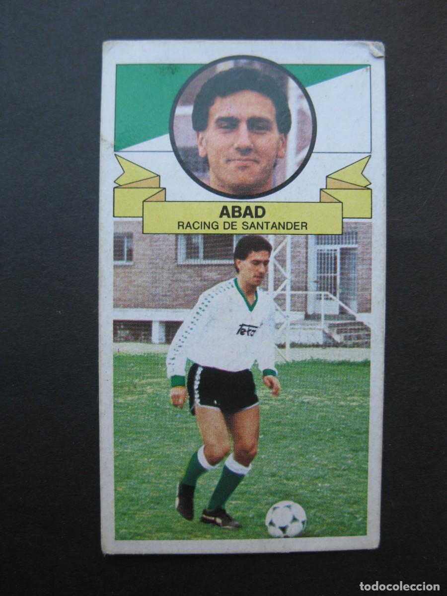 Cromos de F&uacute;tbol: ABAD (RACING DE SANTANDER) - CAMPEONATO DE LIGA 85/86 - EDICIONES ESTE.