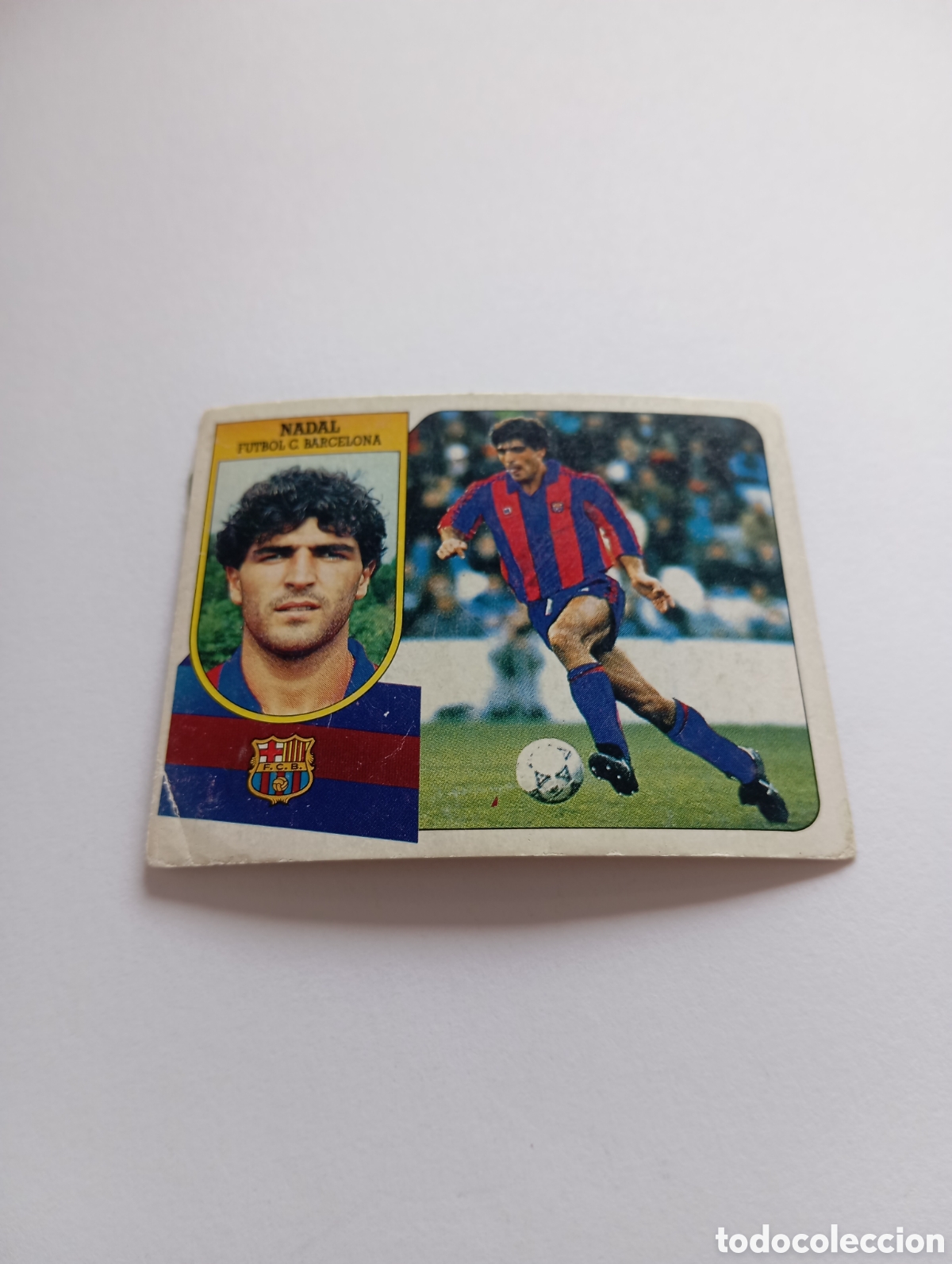 Cartes &agrave; collectionner de Football: FICHAJE 1 NADAL VERSI&Oacute;N Liga Este 1991 1992 CART&Oacute;N Panini 91 92 RECUPERADO