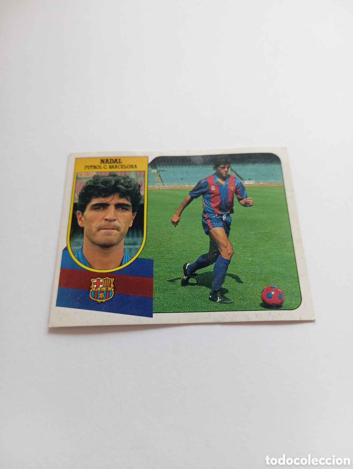 Cartes &agrave; collectionner de Football: FICHAJE 1 NADAL VERSI&Oacute;N Liga Este 1991 1992 CART&Oacute;N Panini 91 92 NUEVO SIN PEGAR