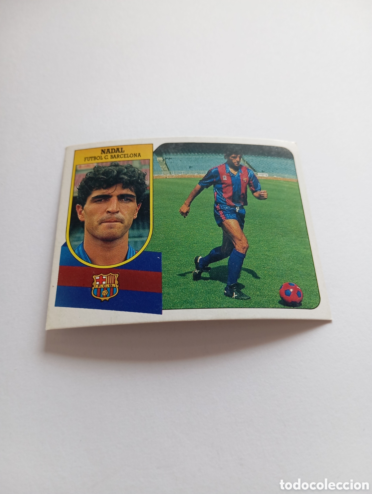 Cartes &agrave; collectionner de Football: FICHAJE 1 NADAL VERSI&Oacute;N Liga Este 1991 1992 CART&Oacute;N Panini 91 92