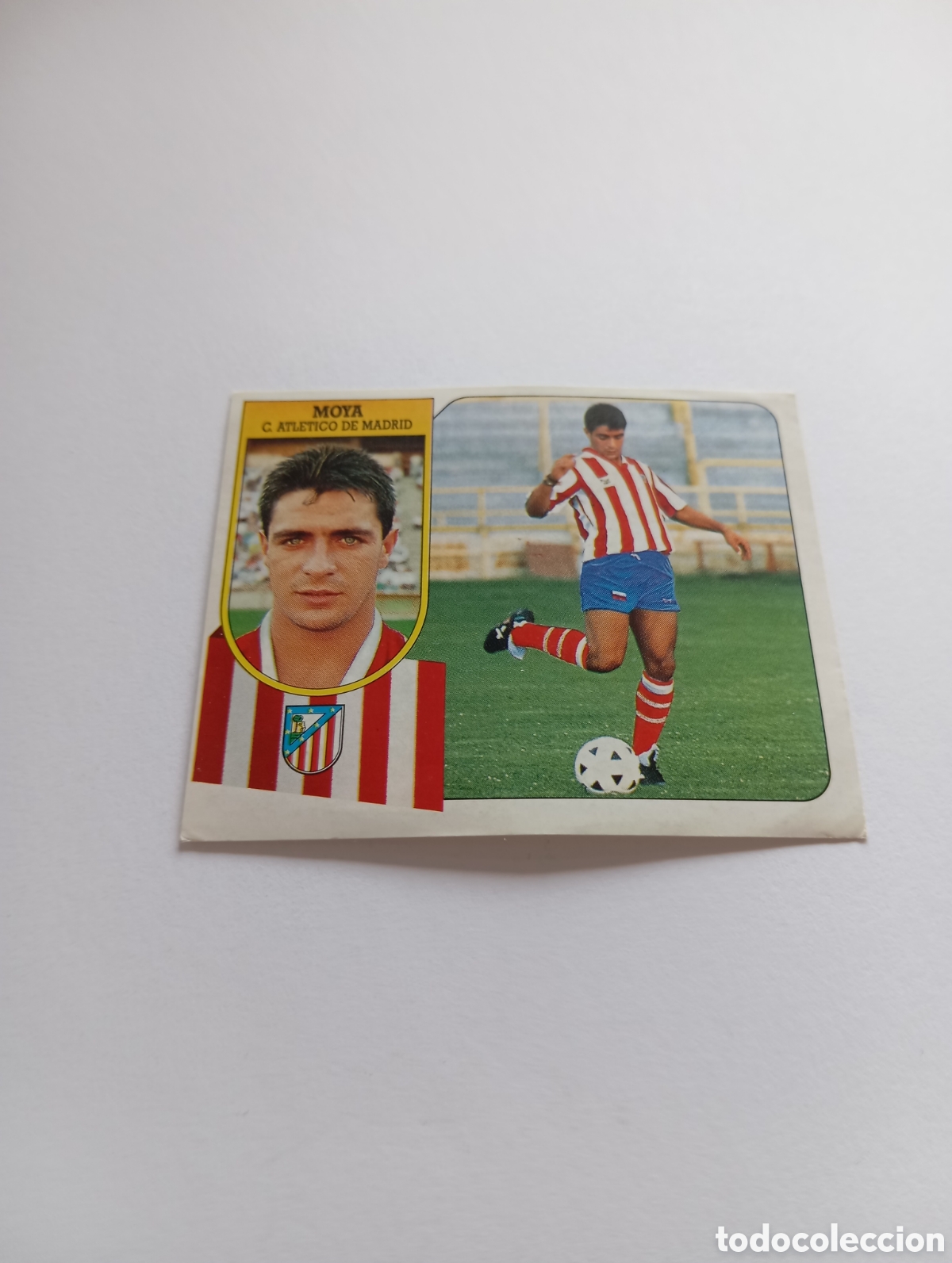 Cartes &agrave; collectionner de Football: FICHAJE 2 MOYA Liga Este 1991 1992 ADHESIVO Panini 91 92 NUEVO SIN PEGAR