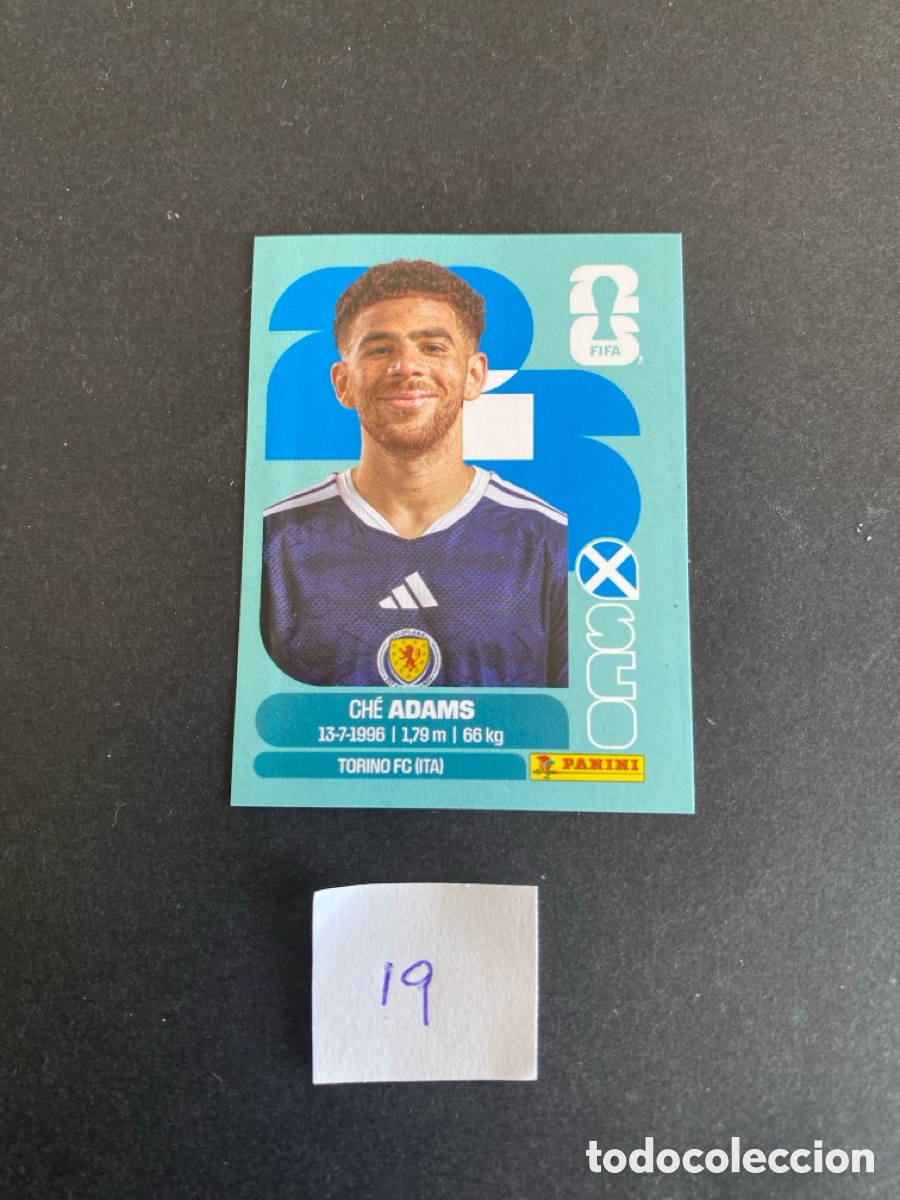 Cromos de F&uacute;tbol: Cromo Escocia Mundial 26 N* 19 nuevo