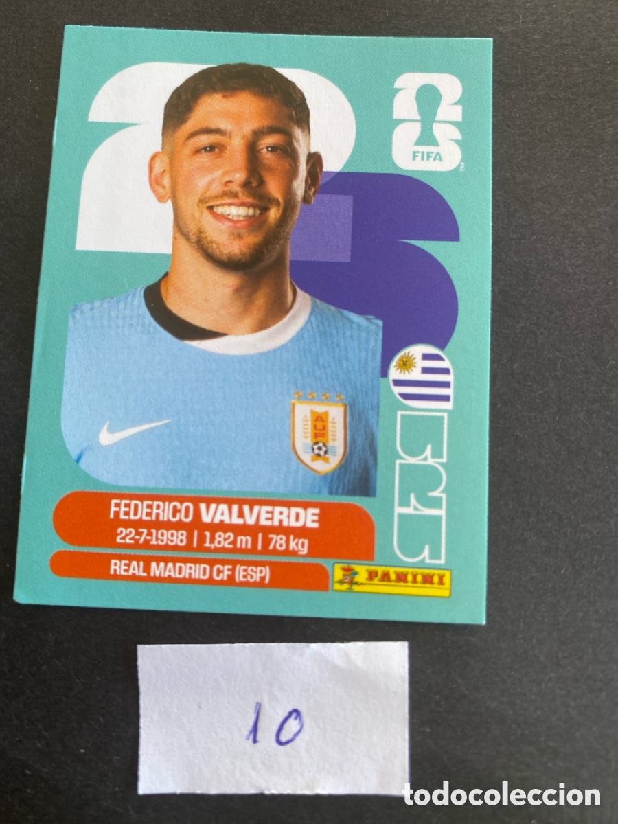 Cromos de F&uacute;tbol: Cromo Uruguay Mundial 2026 N* 10 nuevo