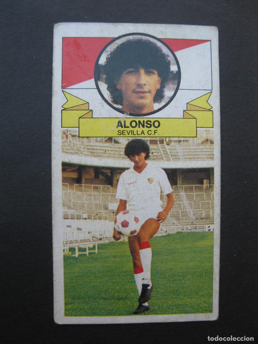 Fu&szlig;ball-Sticker: ALONSO (SEVILLA C.F.) - COLOCA - CAMPEONATO DE LIGA 85/86 - EDICIONES ESTE.