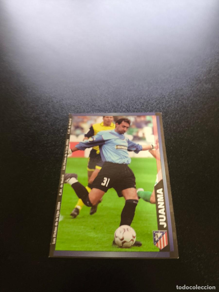 Cromos de F&uacute;tbol: 647 Juanma ATLETICO DE MADRID ULTIMA HORA III MUNDICROMO LIGA 2003 2004 03 04 NO PANINI ESTE