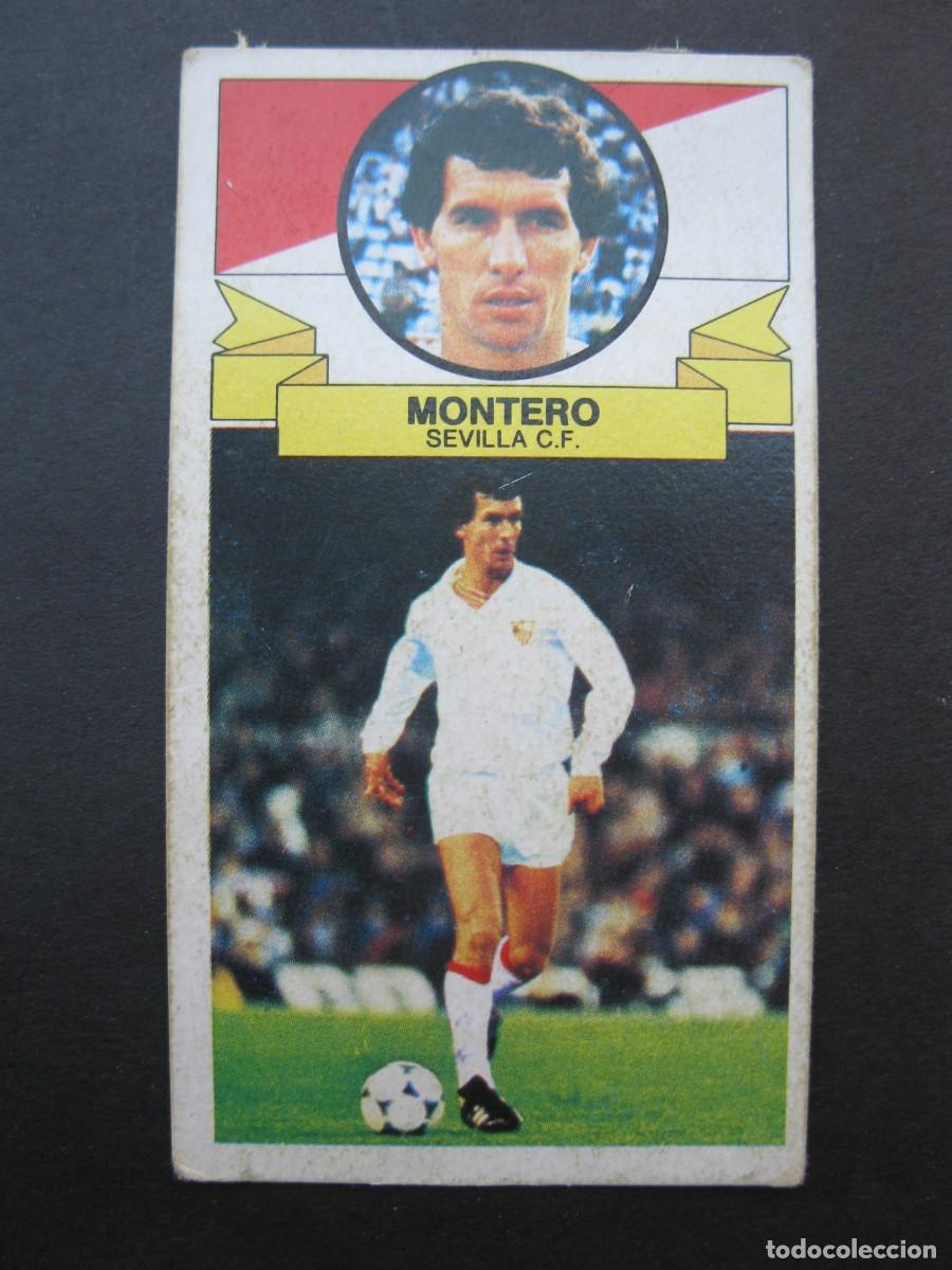 Football Stickers: MONTERO (SEVILLA C.F.) - CAMPEONATO DE LIGA 85/86 - EDICIONES ESTE.