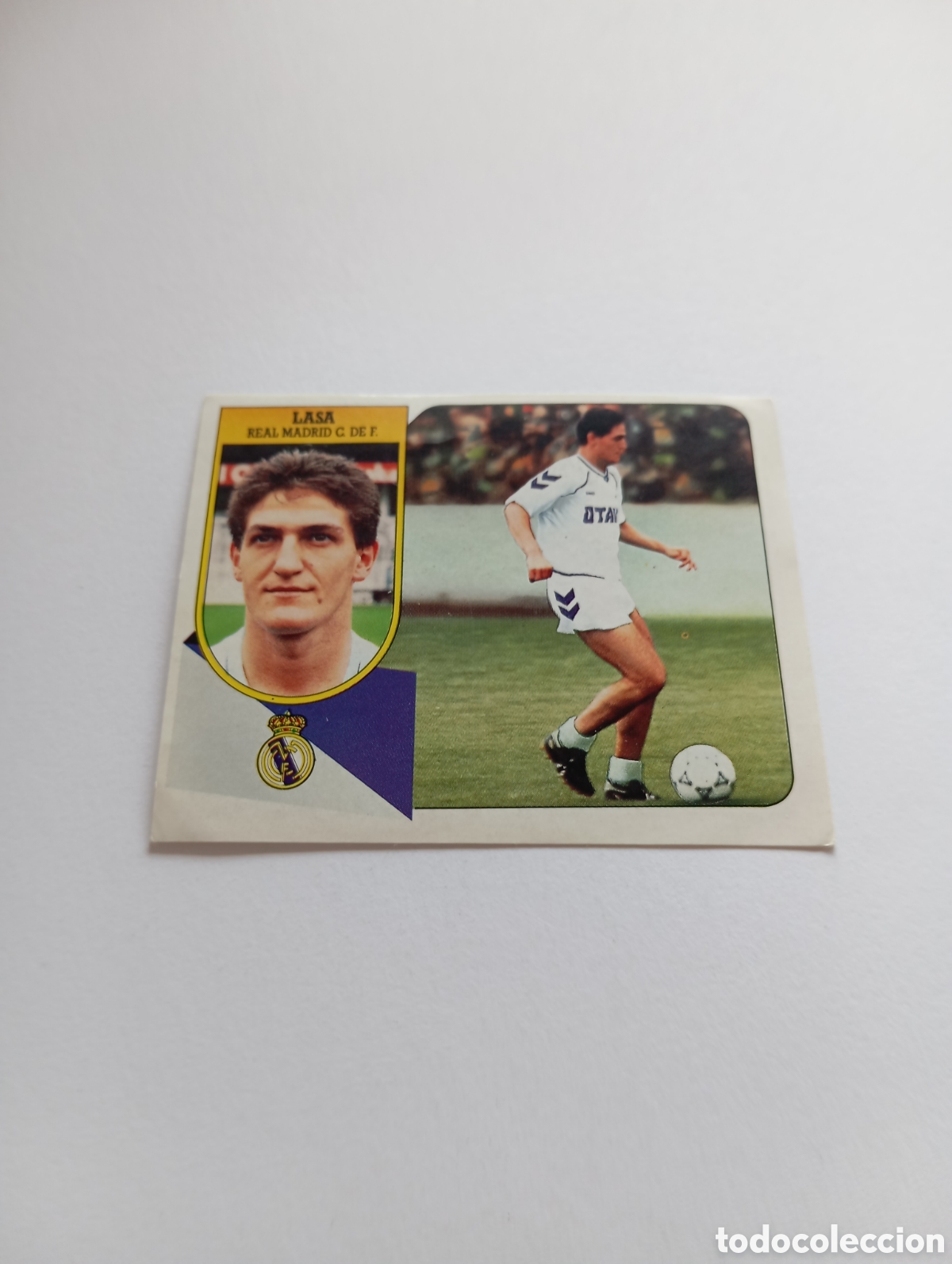 Football Stickers: FICHAJE 14 LASA REAL MADRID Liga Este 1991 1992 ADHESIVO Panini 91 92 NUEVO SIN PEGAR