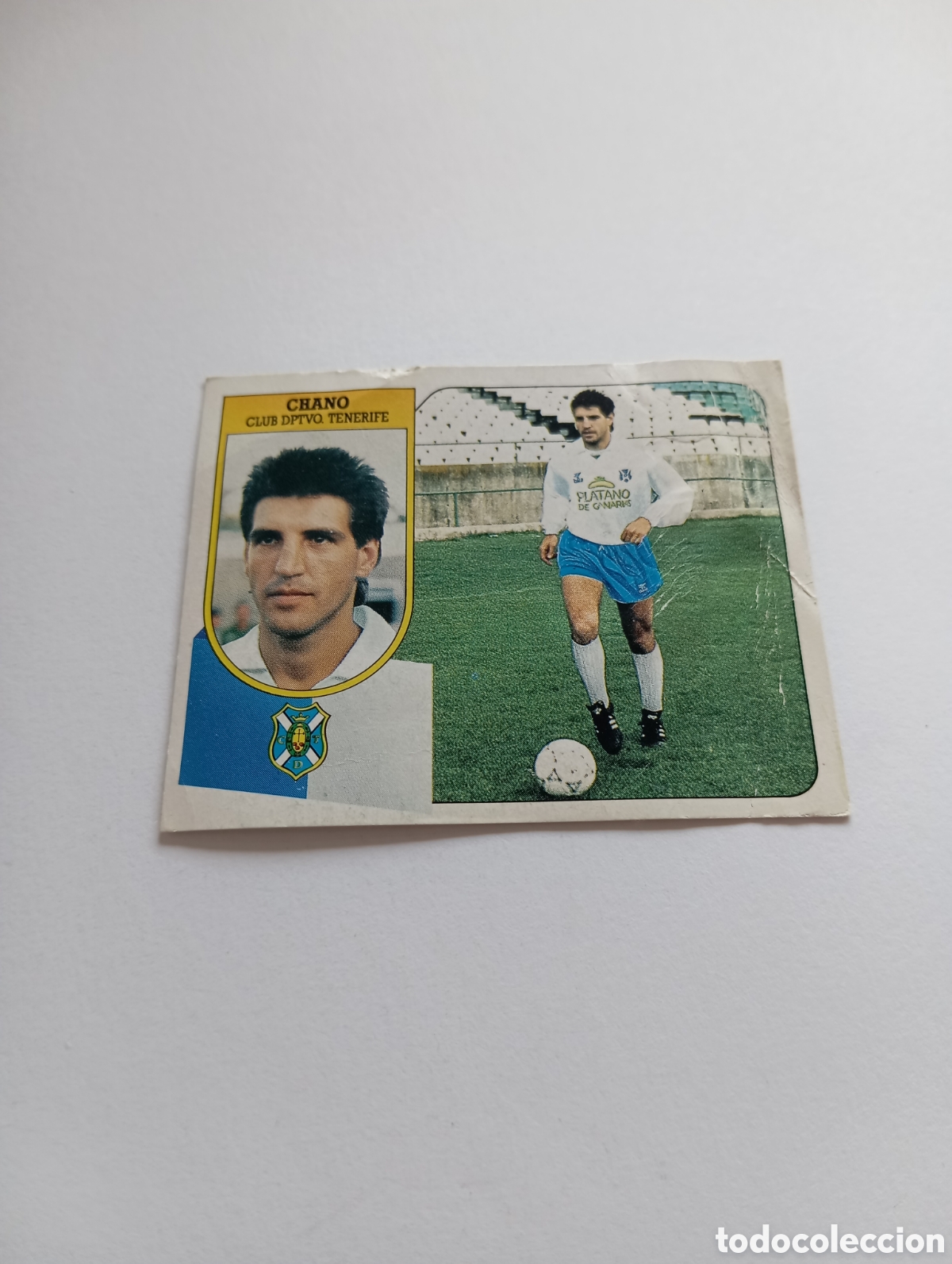 Cromos de F&uacute;tbol: FICHAJE 15 CHANO Liga Este 1991 1992 CART&Oacute;N Panini 91 92 RECUPERADO