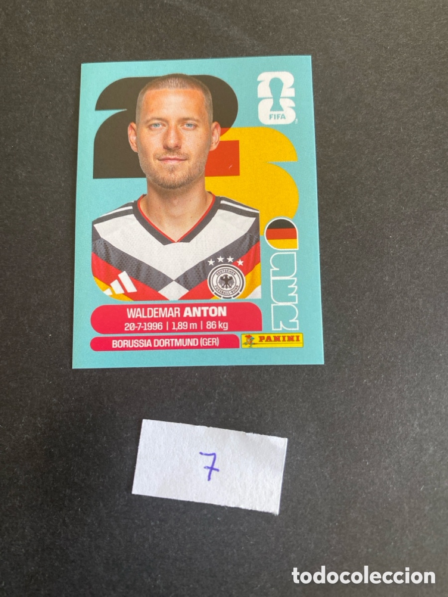 Cromos de F&uacute;tbol: Cromo Alemania Mundial 26 N* 7 nuevo