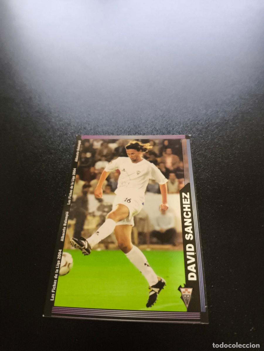 Cromos de F&uacute;tbol: 664 David Sanchez ALBACETE ULTIMA HORA III MUNDICROMO LIGA 2003 2004 03 04 NO PANINI ESTE