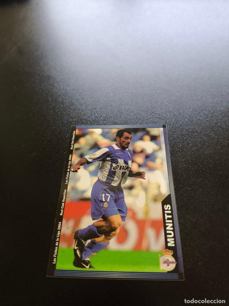 Cromos de F&uacute;tbol: 665 Munitis DEPORTIVO DE LA CORU&Ntilde;A ULTIMA HORA III MUNDICROMO LIGA 2003 2004 03 04 NO PANINI ESTE