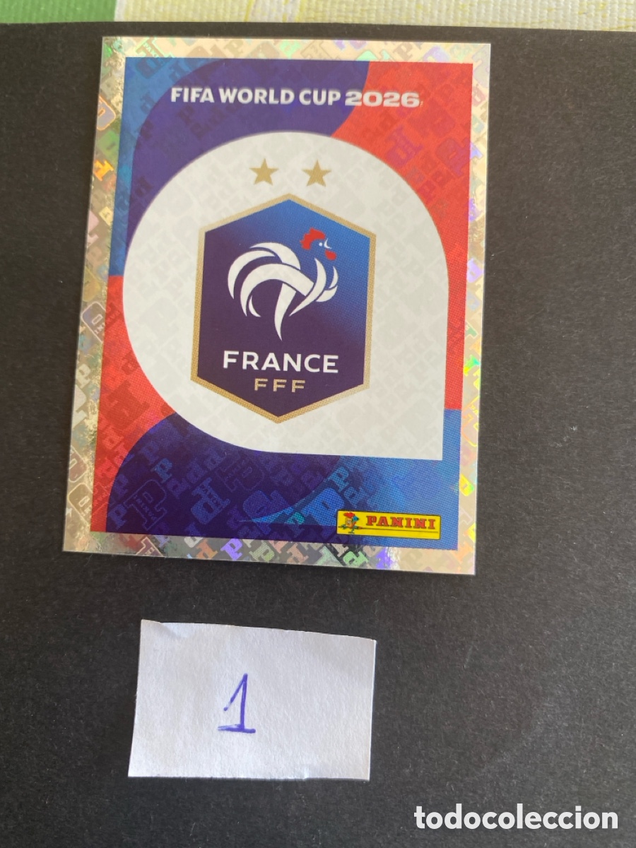 Cromos de F&uacute;tbol: Cromo Francia Mundial 2026 N* 1 nuevo