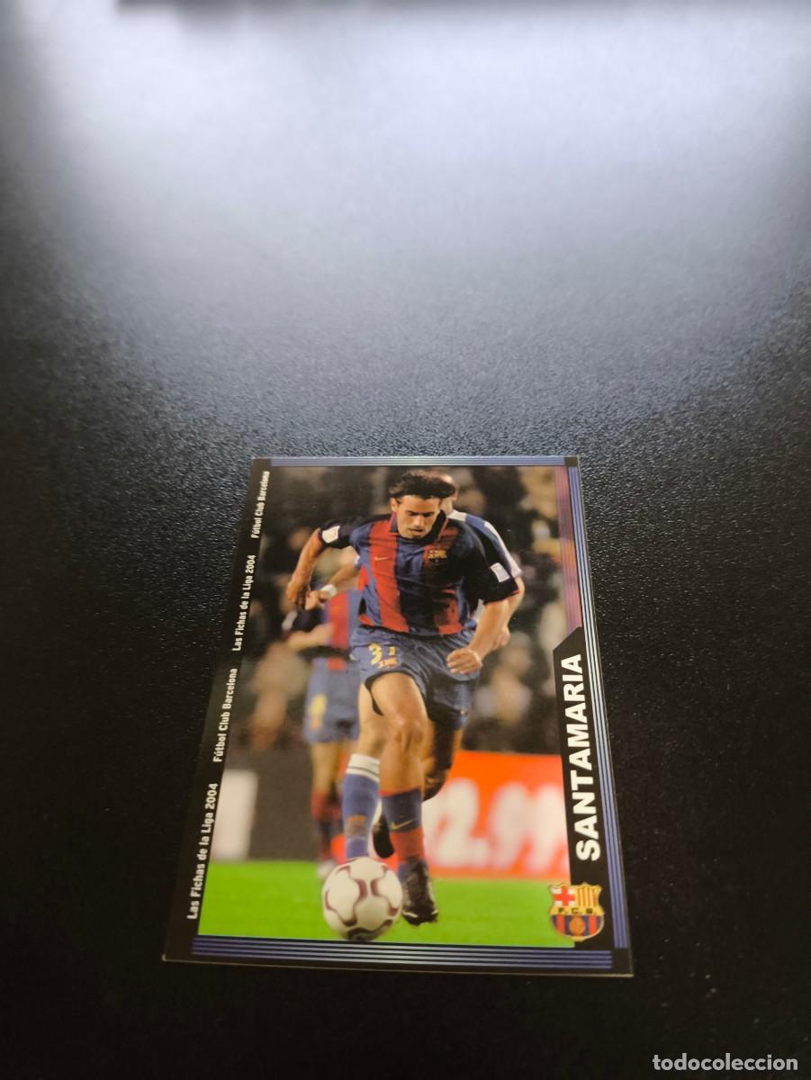 Cromos de F&uacute;tbol: 666 Santamaria BARCELONA ULTIMA HORA III MUNDICROMO LIGA 2003 2004 03 04 NO PANINI ESTE