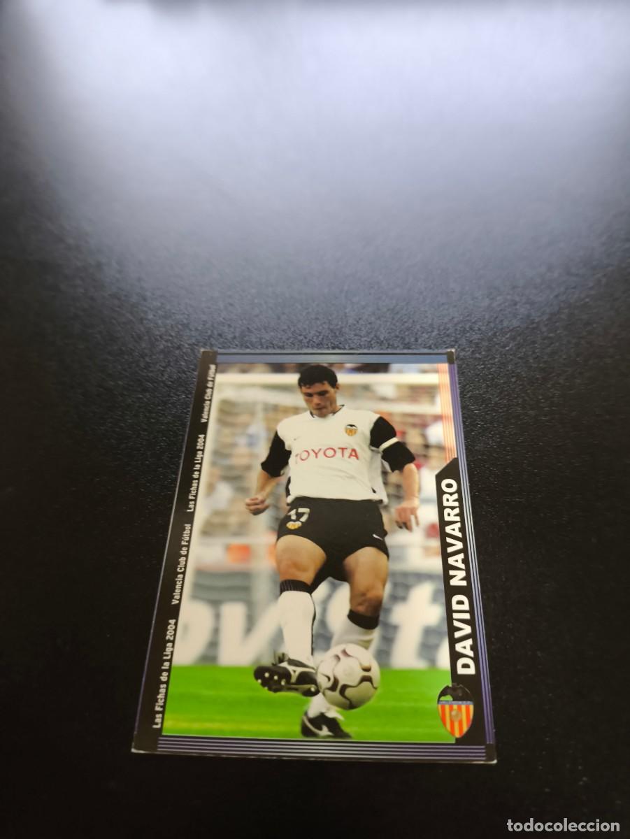 Cromos de F&uacute;tbol: 668 David Navarro VALENCIA ULTIMA HORA III MUNDICROMO LIGA 2003 2004 03 04 NO PANINI ESTE