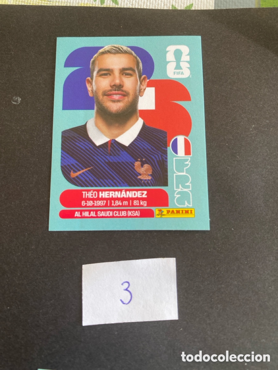 Cromos de F&uacute;tbol: Cromo Francia Mundial 2026 N* 3 nueva
