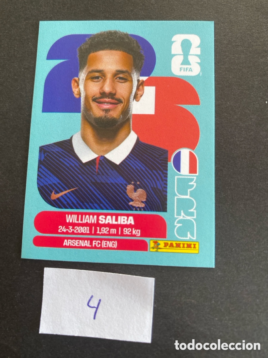 Cromos de F&uacute;tbol: Cromo Francia Mundial 2026 N* 4 nueva
