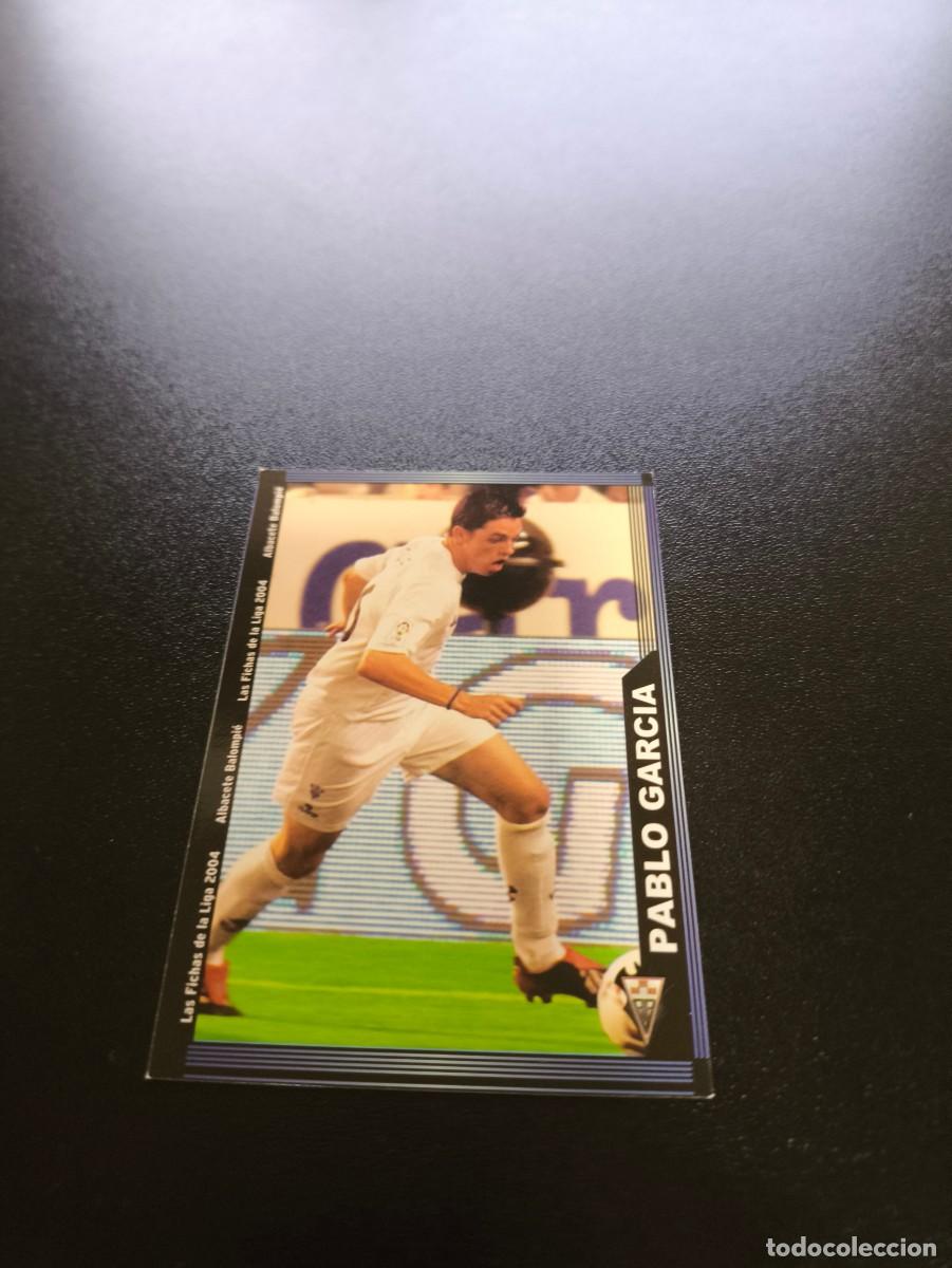 Cromos de F&uacute;tbol: 671 Pablo Garcia ALBACETE ULTIMA HORA III MUNDICROMO LIGA 2003 2004 03 04 NO PANINI ESTE