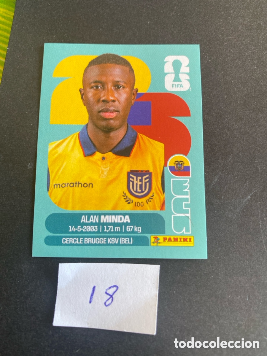 Cromos de F&uacute;tbol: Cromo Ecuador Mundial 2026 N* 18 nuevo