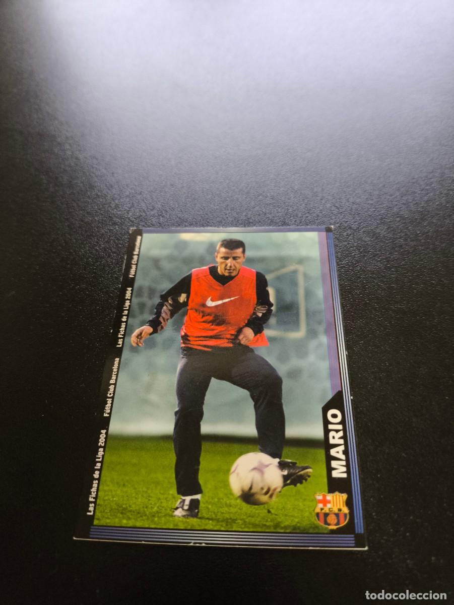 Cromos de F&uacute;tbol: 728 Mario BARCELONA ULTIMA HORA IV MUNDICROMO LIGA 2003 2004 03 04 NO PANINI ESTE