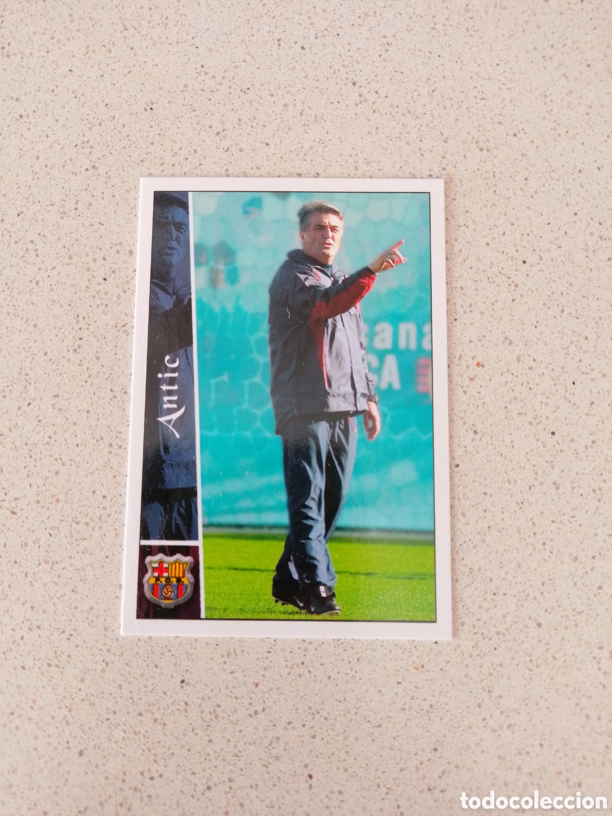 Cromos de F&uacute;tbol: CARTA N&Uacute;MERO 689+ MERCADO INVIERNO ANTIC FC BARCELONA. LAS FICHAS DE LA LIGA 2003. MUNDICROMO.