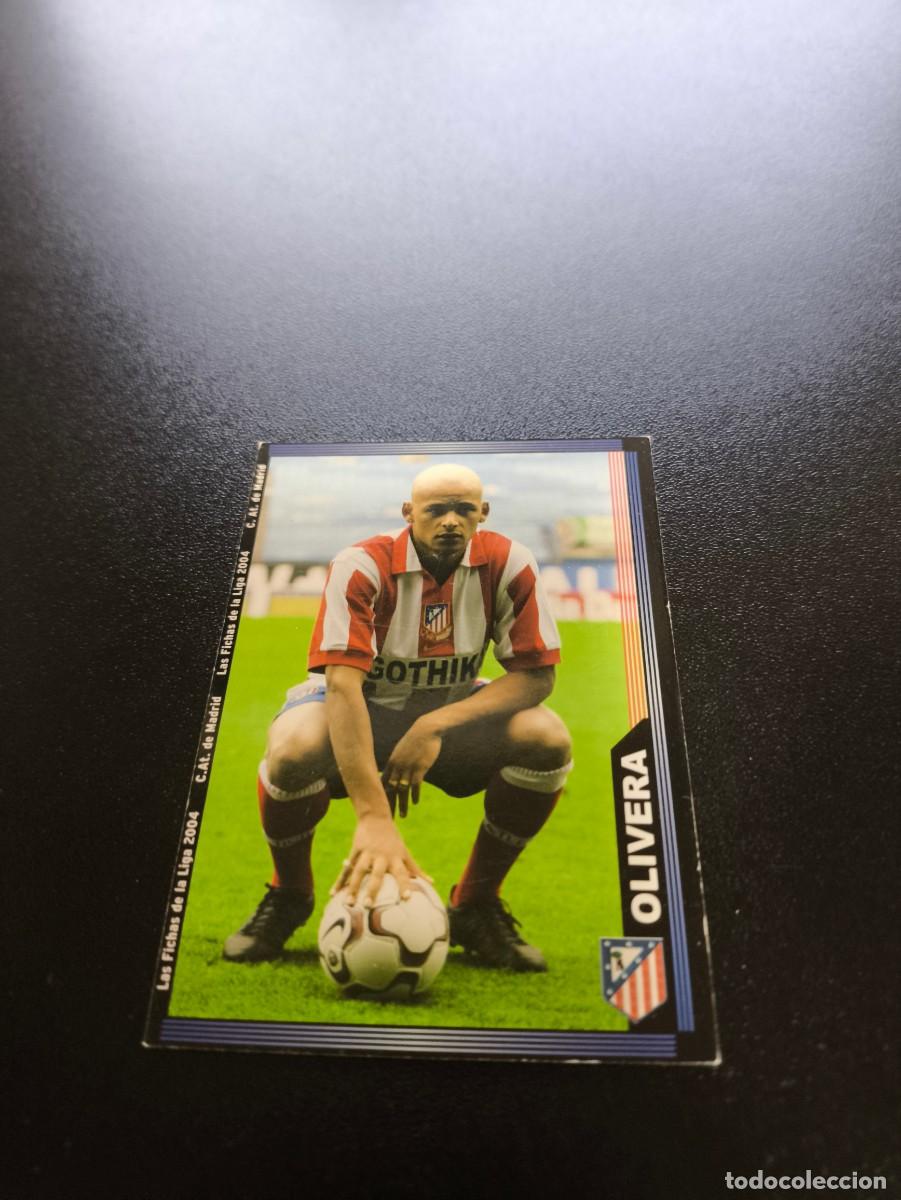 Cromos de F&uacute;tbol: 743 Olivera ATLETICO DE MADRID ULTIMA HORA IV MUNDICROMO LIGA 2003 2004 03 04 NO PANINI ESTE