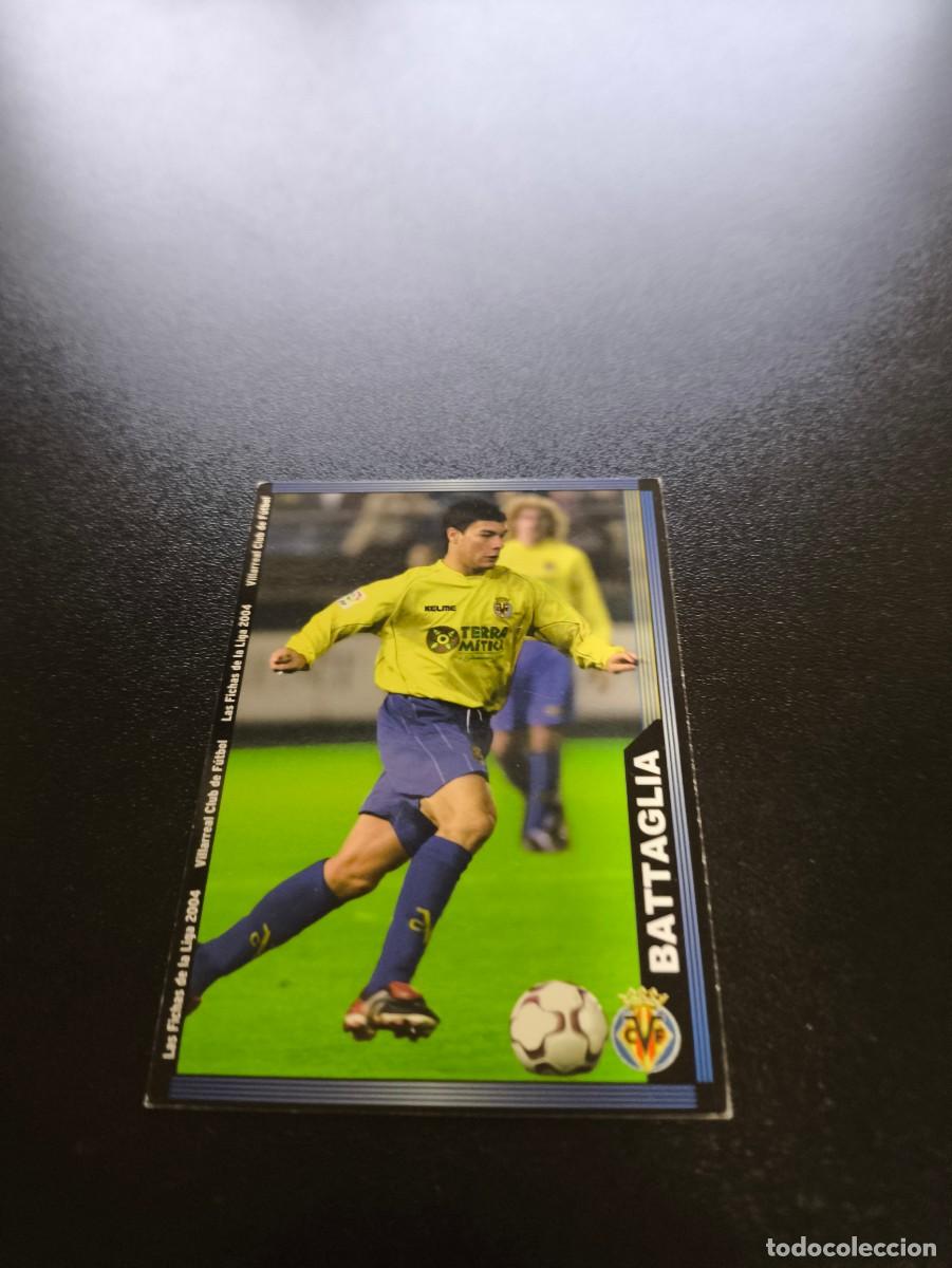 Cromos de F&uacute;tbol: 750 Battaglia VILLARREAL ULTIMA HORA IV MUNDICROMO LIGA 2003 2004 03 04 NO PANINI ESTE