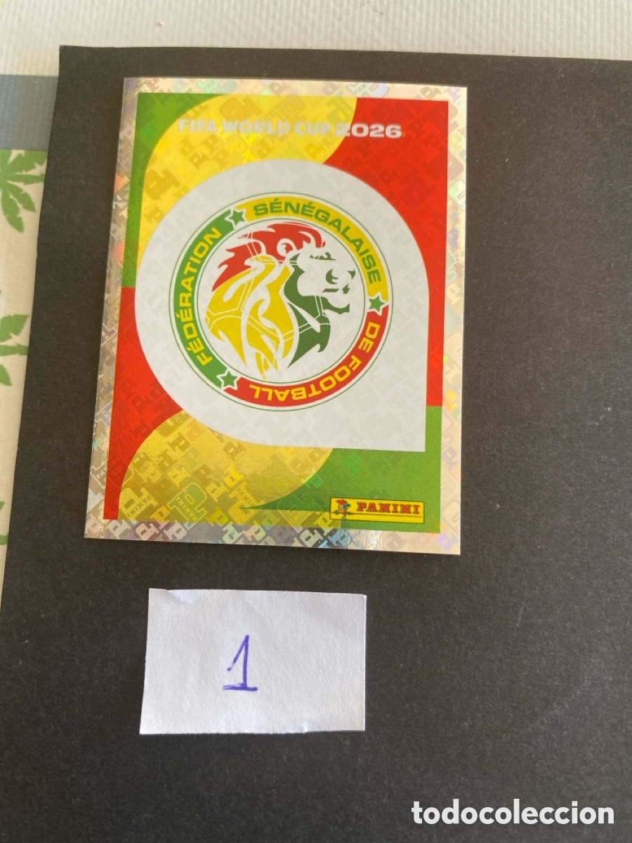 Cromos de F&uacute;tbol: Cromo Senegal Mundial 2026 N* 1 nuevo