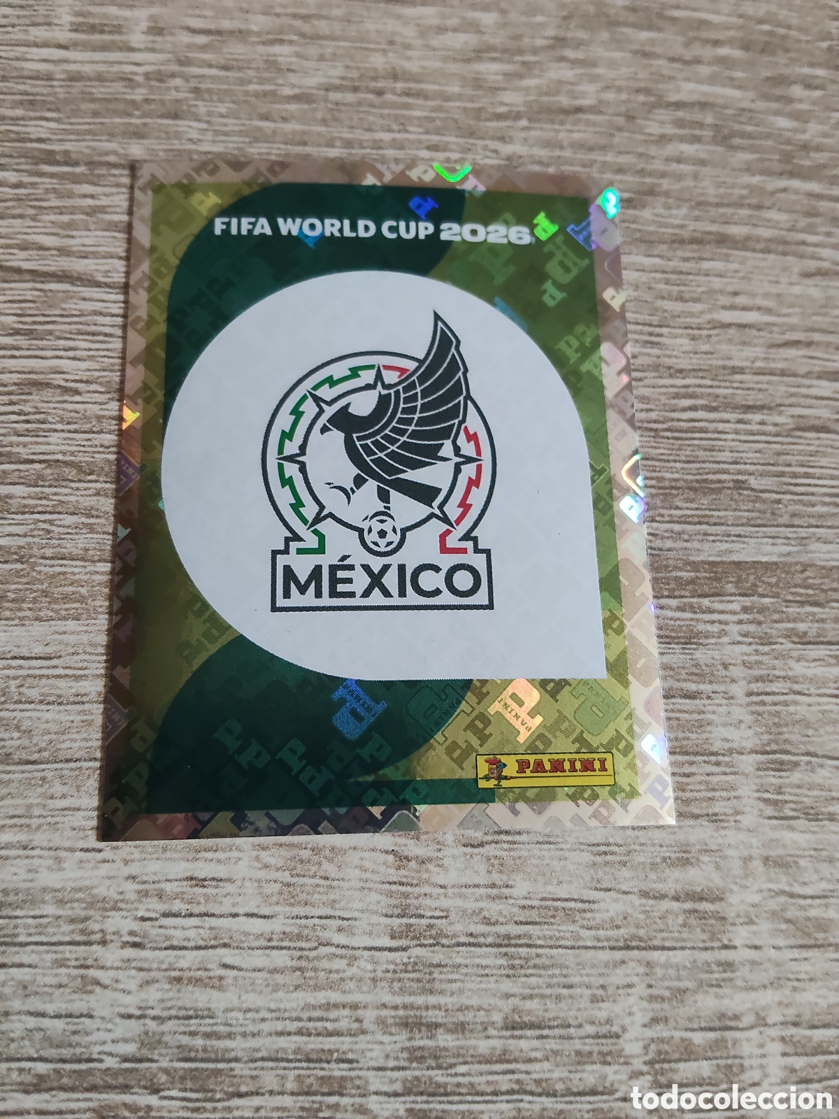 Cromos de F&uacute;tbol: Panini mundial 2026 MEX 1 escudo M&eacute;xico