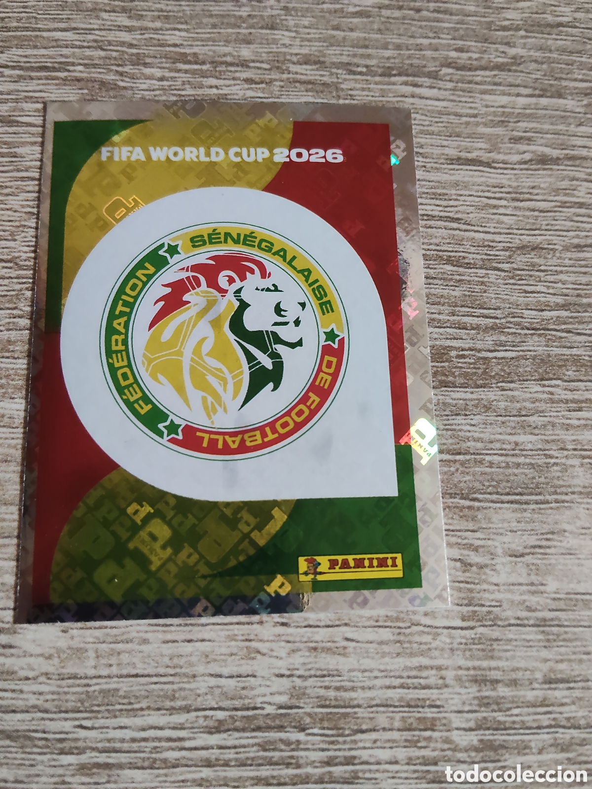 Cromos de F&uacute;tbol: Panini mundial 2026 SEN 1 escudo Senegal