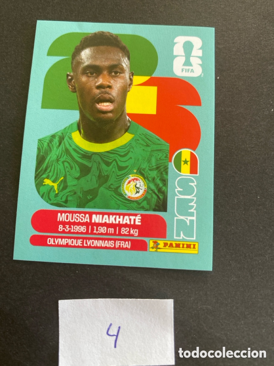 Cromos de F&uacute;tbol: Cromo Senegal Mundial 2026 N* 4 nuevo